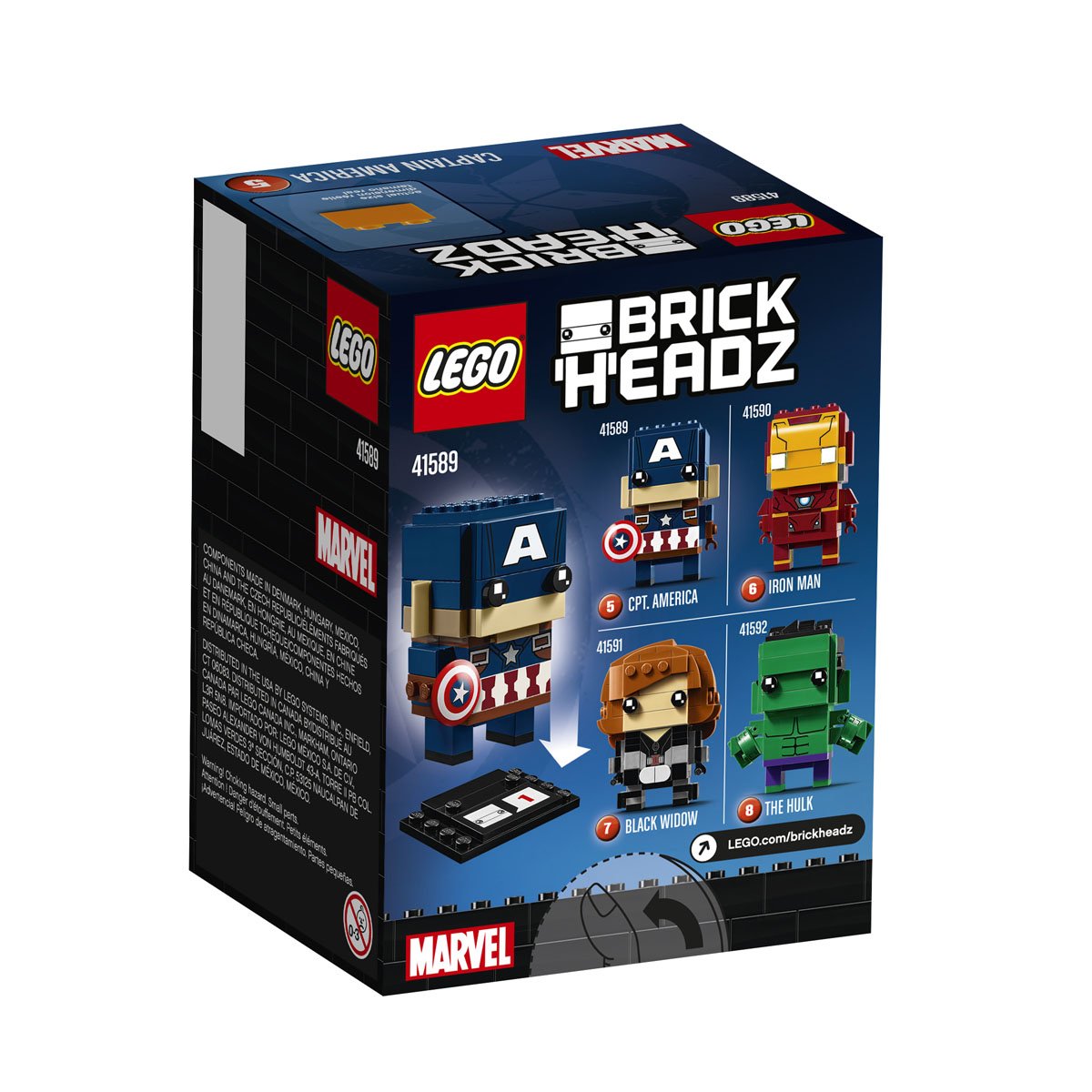 Brickheadz Captain America Lego