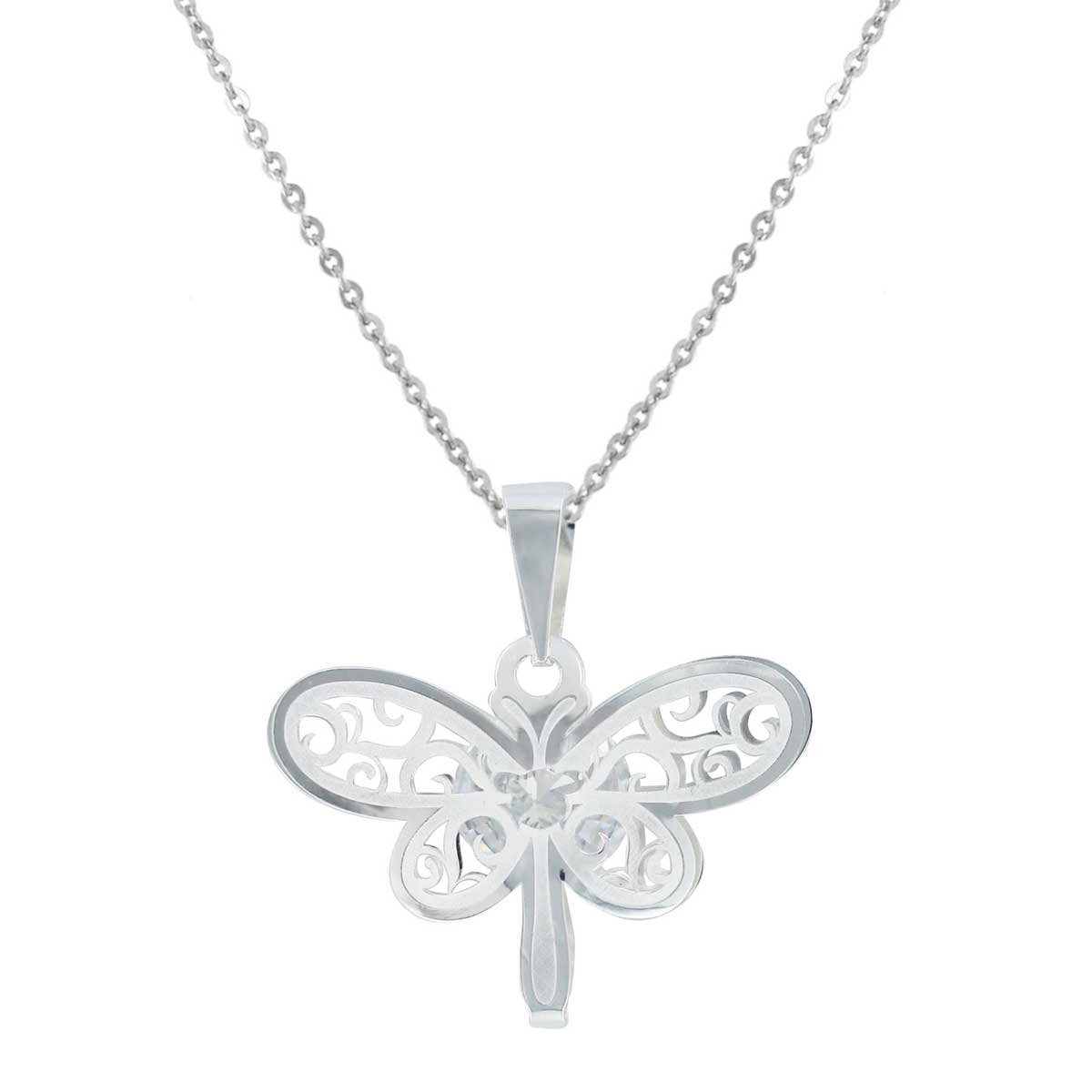Cadena con Dije Libelula de Plata Villalpando