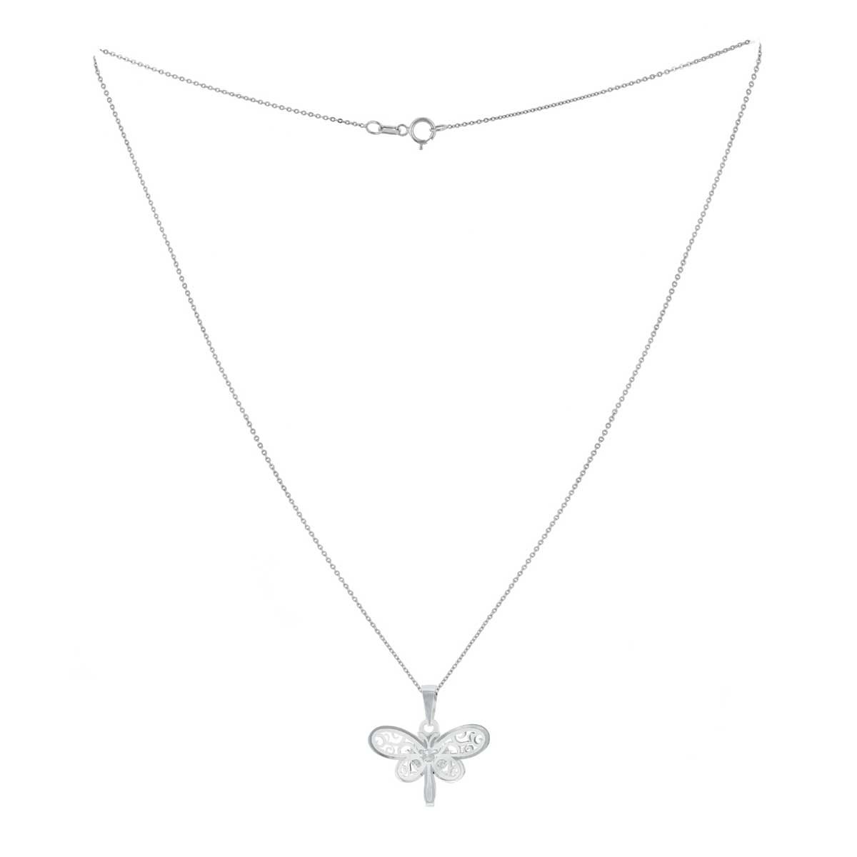 Cadena con Dije Libelula de Plata Villalpando