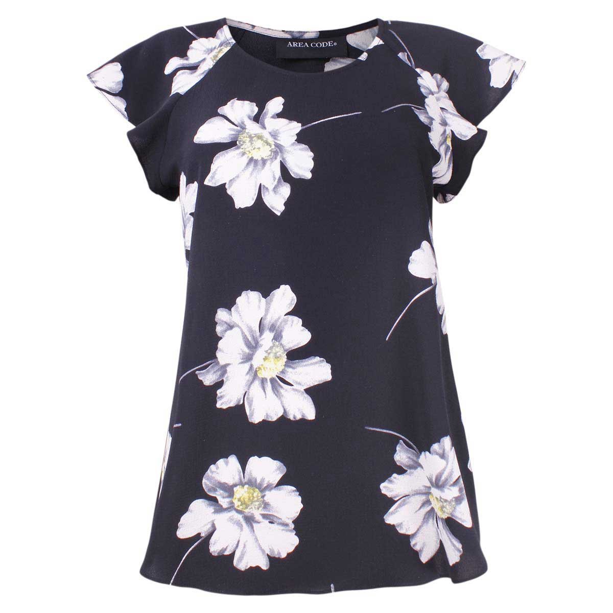 Blusa Estampado de Flores Área Code