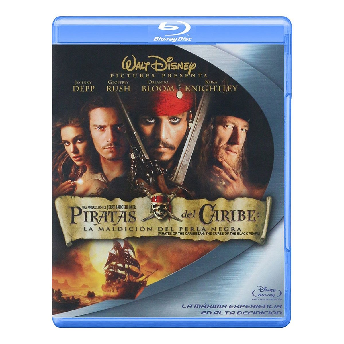 Blu Ray Piratas Del Caribe la Maldicion Del Perla