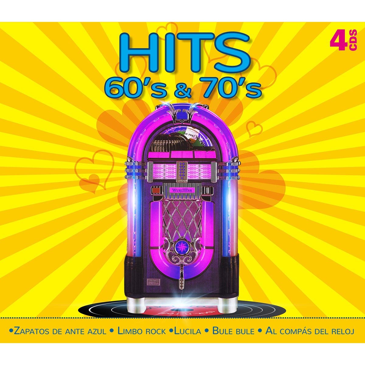 4 Cds Hits 60S & 70S