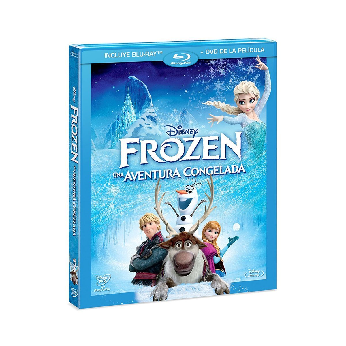 Blu Ray + Dvd Frozen una Aventura Congelada