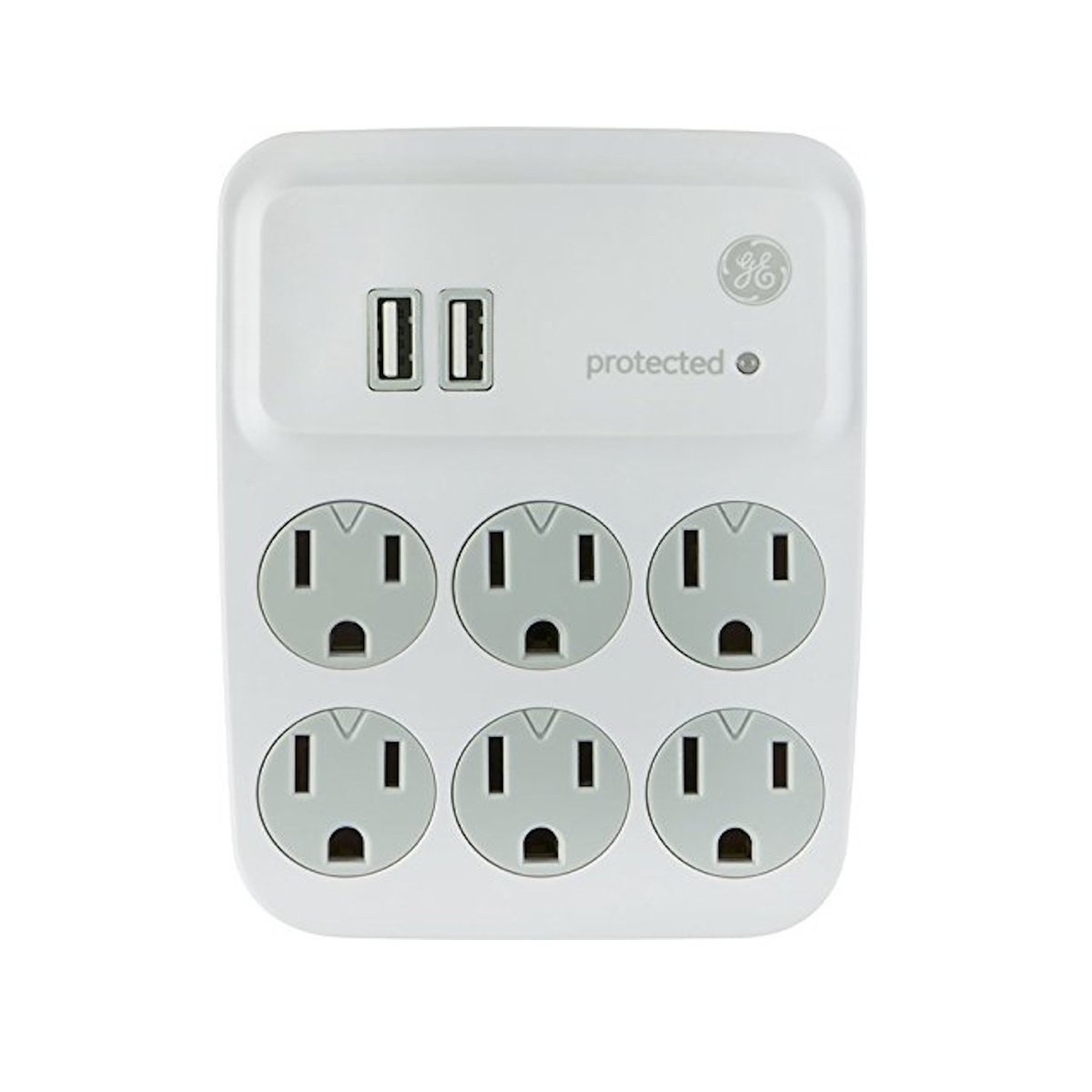 Multicontacto Ge 2 Usb y 6 Salidas 450J