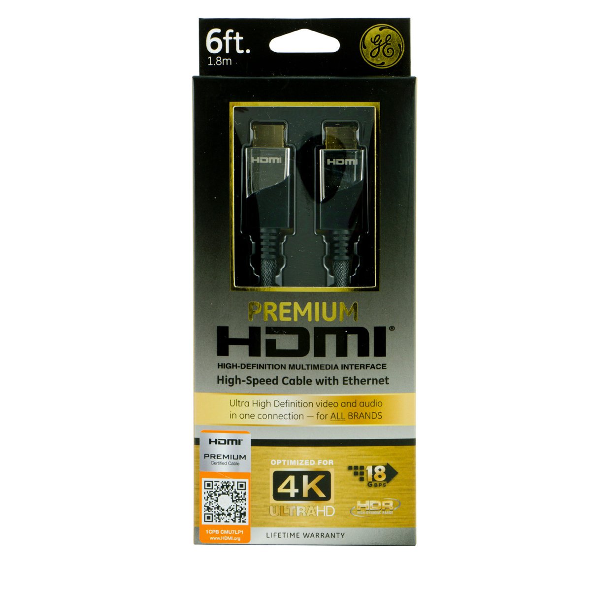 Cable Hdmi Ge 1.80M Ultra Pro Hs y Ethernet