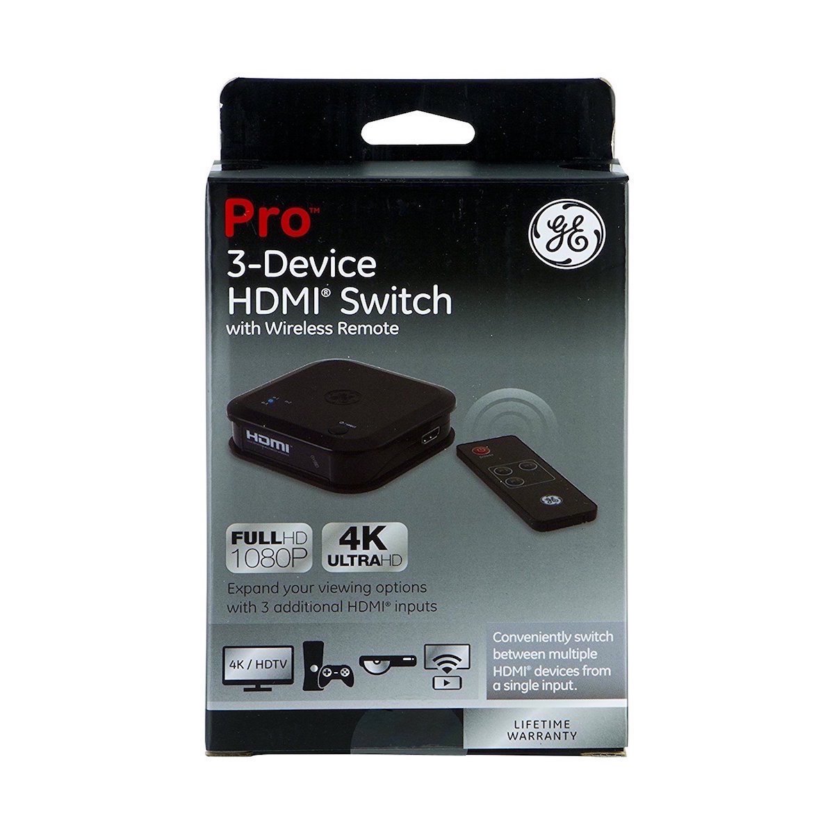 Hub Hdmi Ge 3 Puertos con Control Remoto