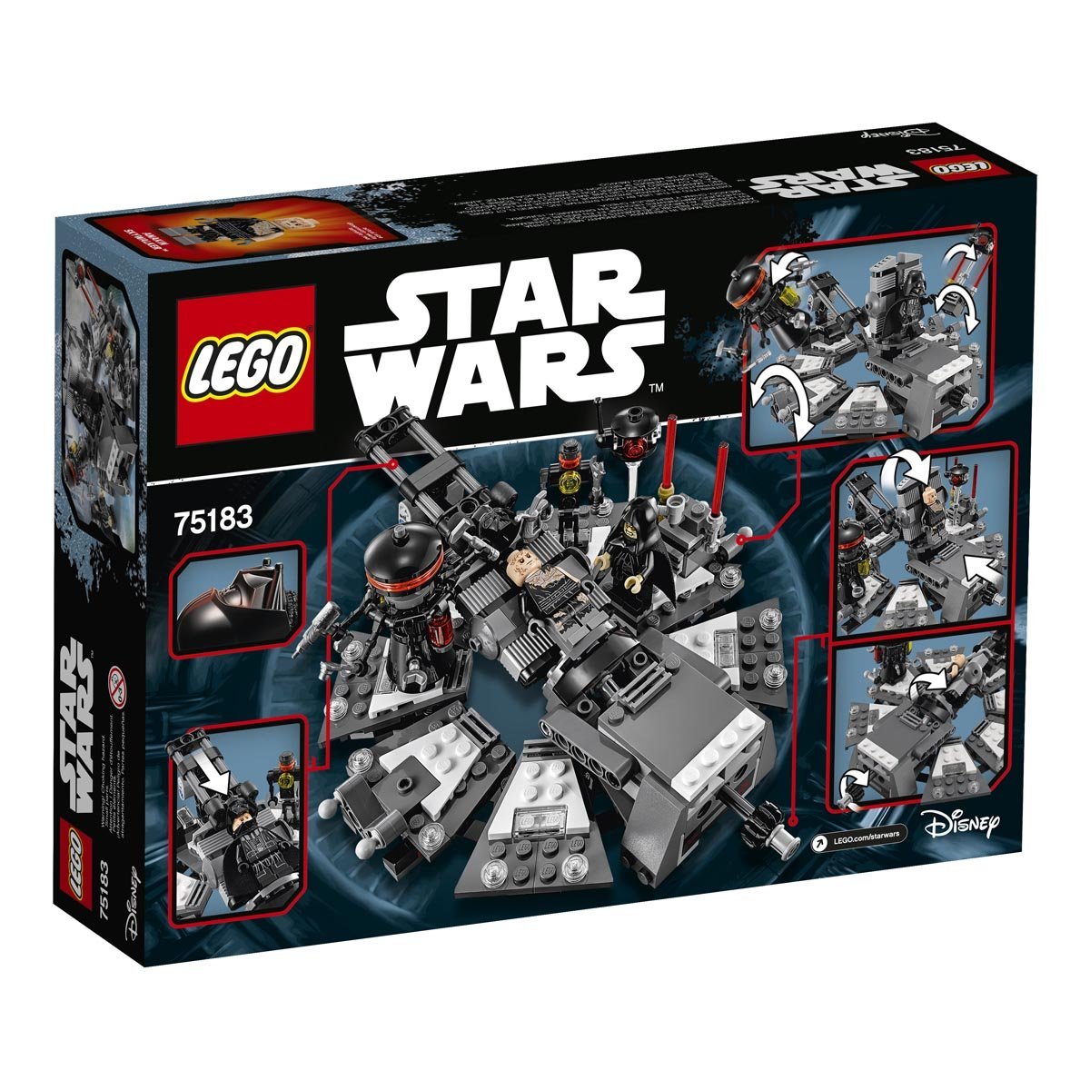 Star Wars Transformaci&oacute;n de Darth Vader Lego