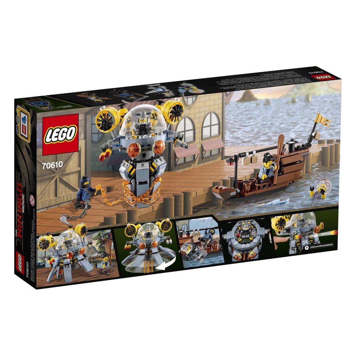 Ninjago -  Submarino-Medusa Volador Lego