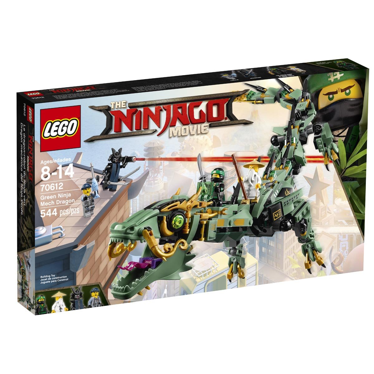 Ninjago - Dragón Mecánico Del Ninja Verde Lego