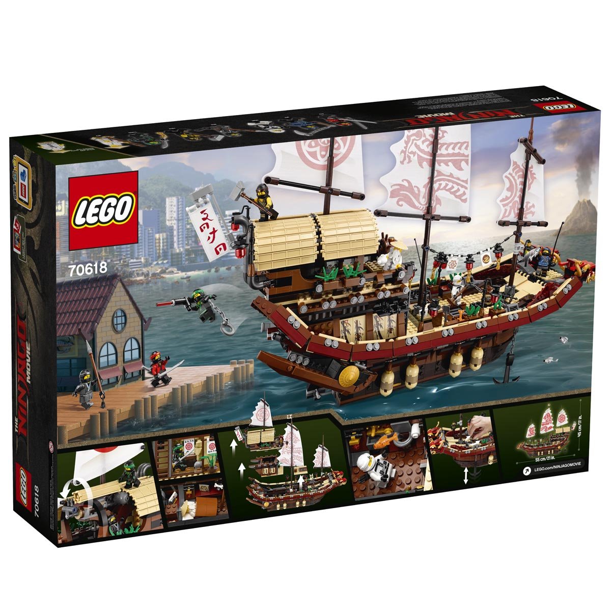 lego ninjago navio del destino