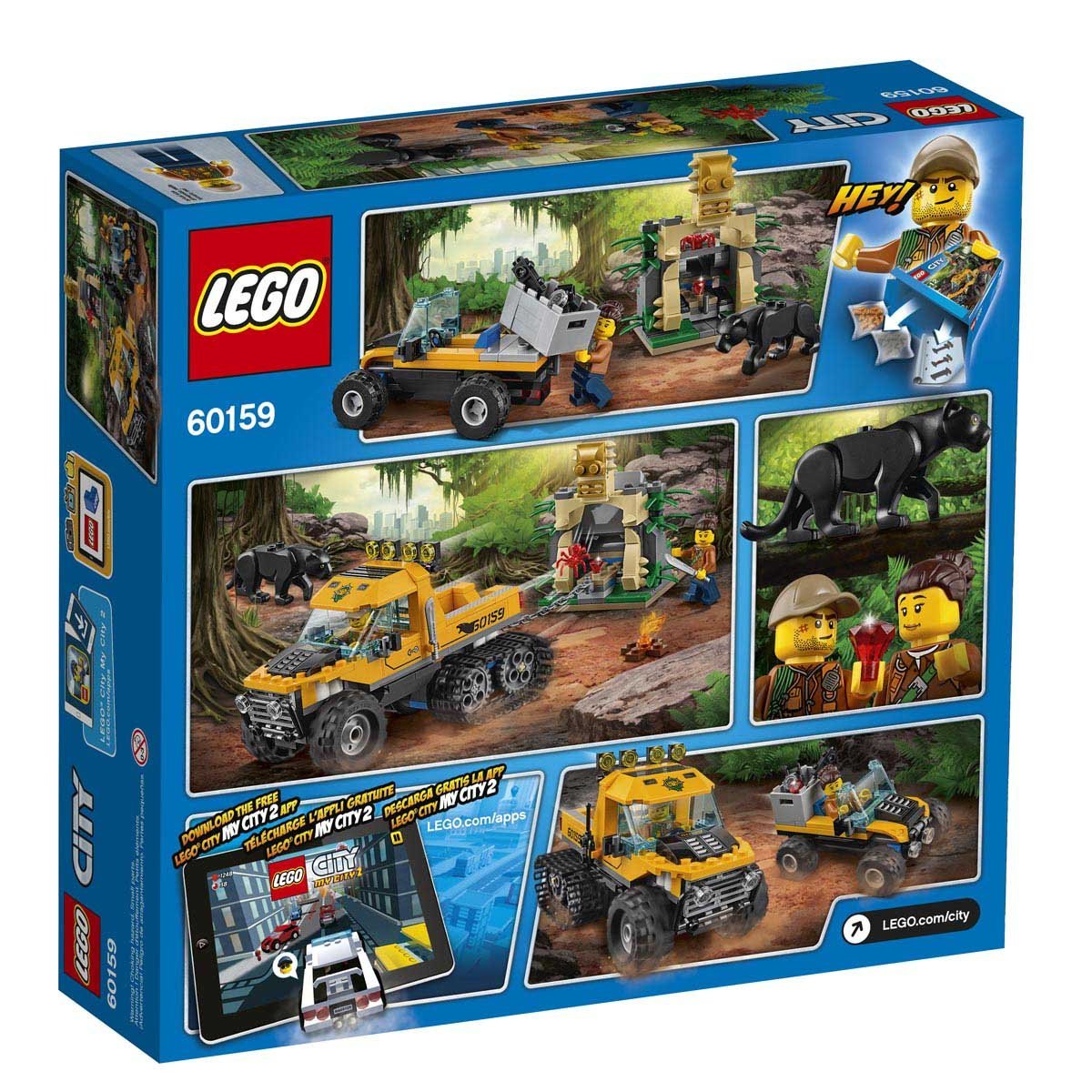 Jungle Explorers Misi&oacute;n en Semioruga Lego