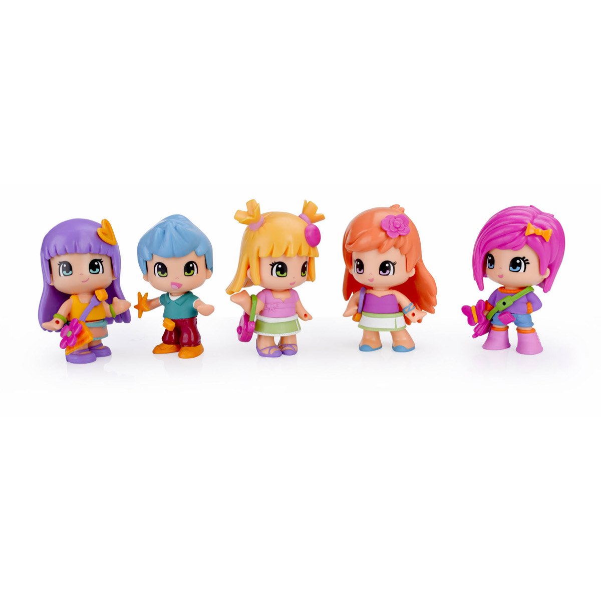 Pinypon-  Cubeta Chica con 5 Figuras