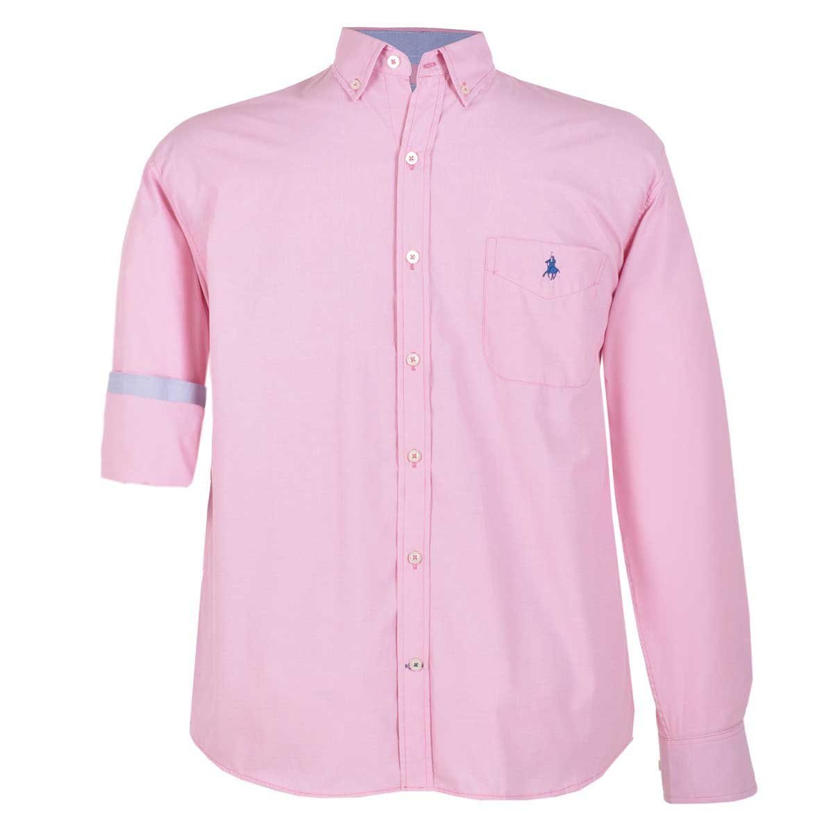 Camisa Cuadros Rosa Polo Club
