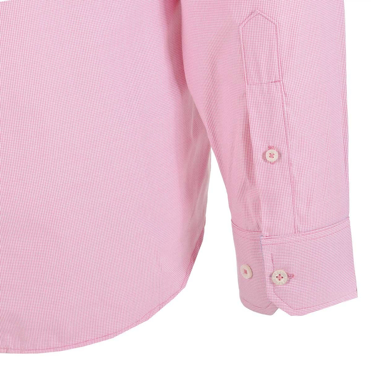 Camisa Cuadros Rosa Polo Club