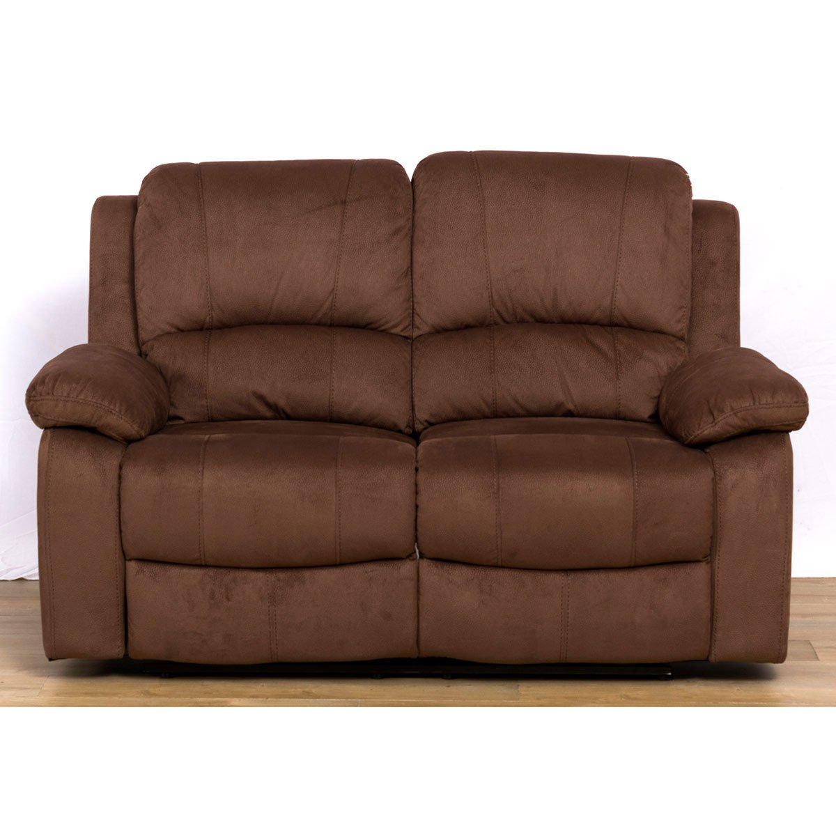 Love Seat 2 Plazas Andalucía con 2 Reclinables Café Lottus