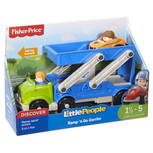 Fisher Price Little People Remolque Rampa de Carreras Mattel