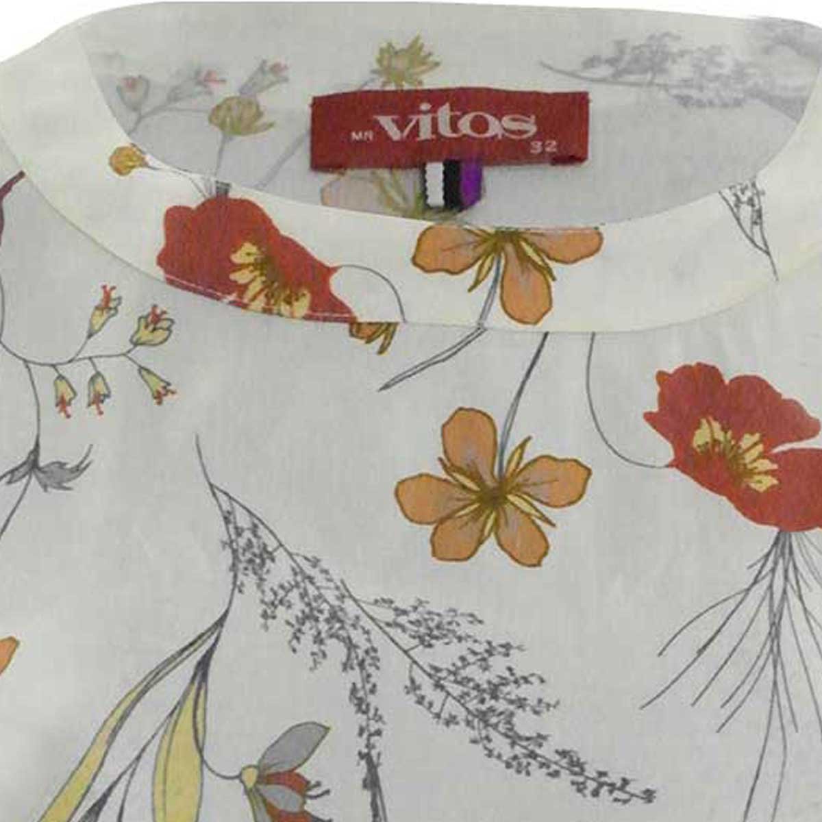 Blusa Estampada Flores Vitos