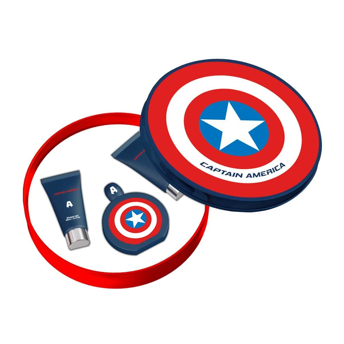 Fragancia Infantil Captain America Lifes Set Edt 100Ml+ Gel 100 Ml + A.shave Balm