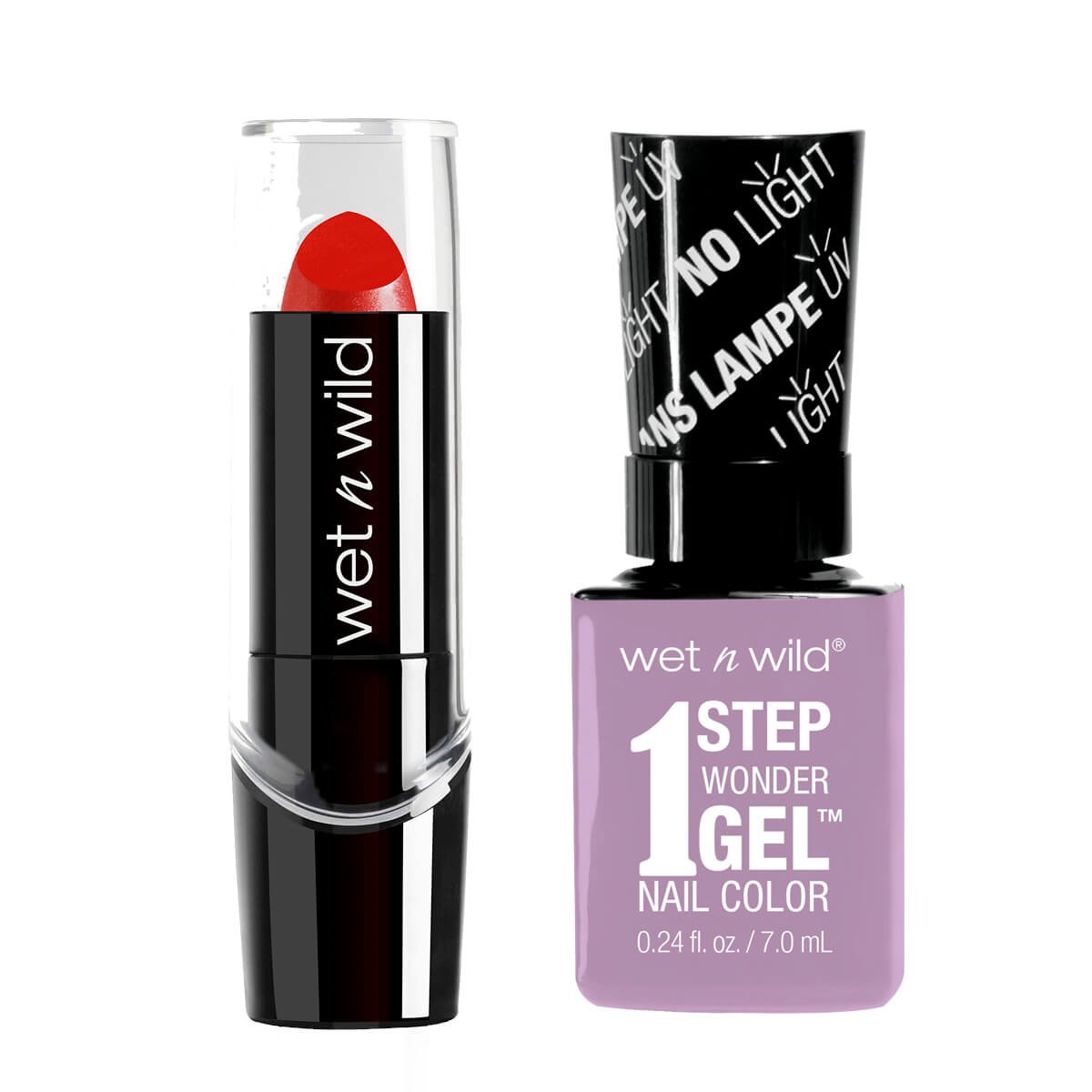 Duo Gel Uñas Don´t Be Jelly! + Labial Hot Red Wet N Wild