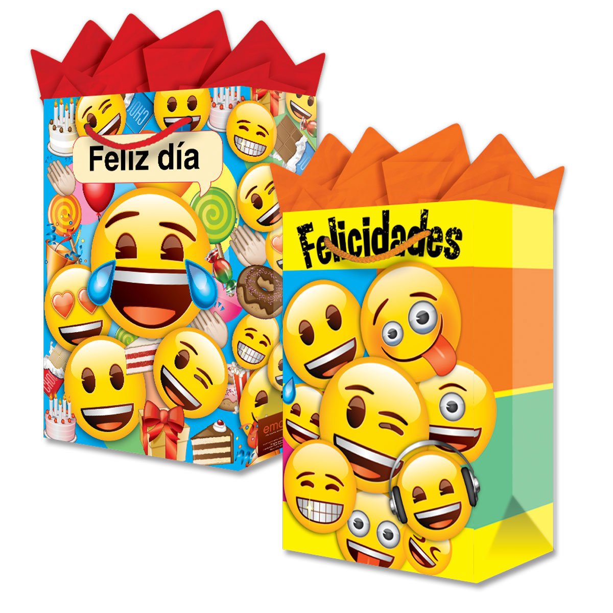 Bolsa Regalo Grande Emoji Movie Paq6 845-Emm Granmark