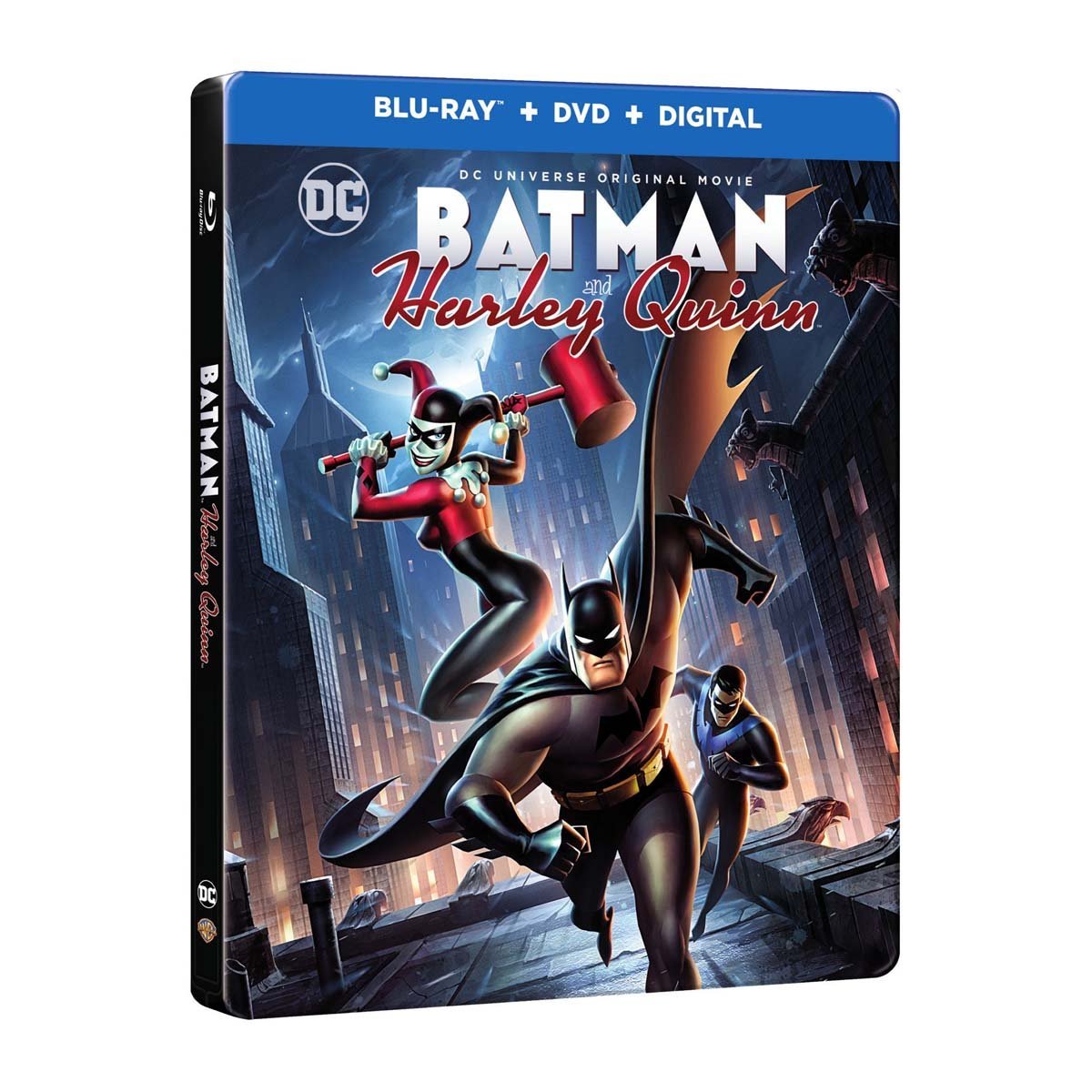 Blu Ray + Dvd Steelbook Batman &amp; Harley Quinn