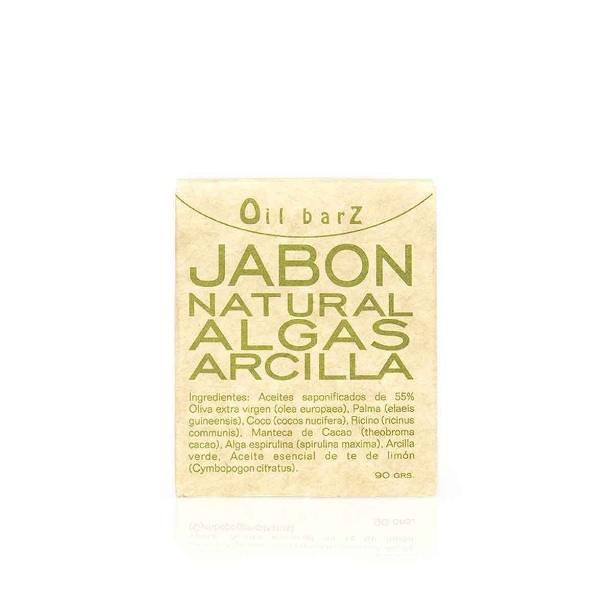 Jabón Natural Algas y Arcilla Verde Oil Barz