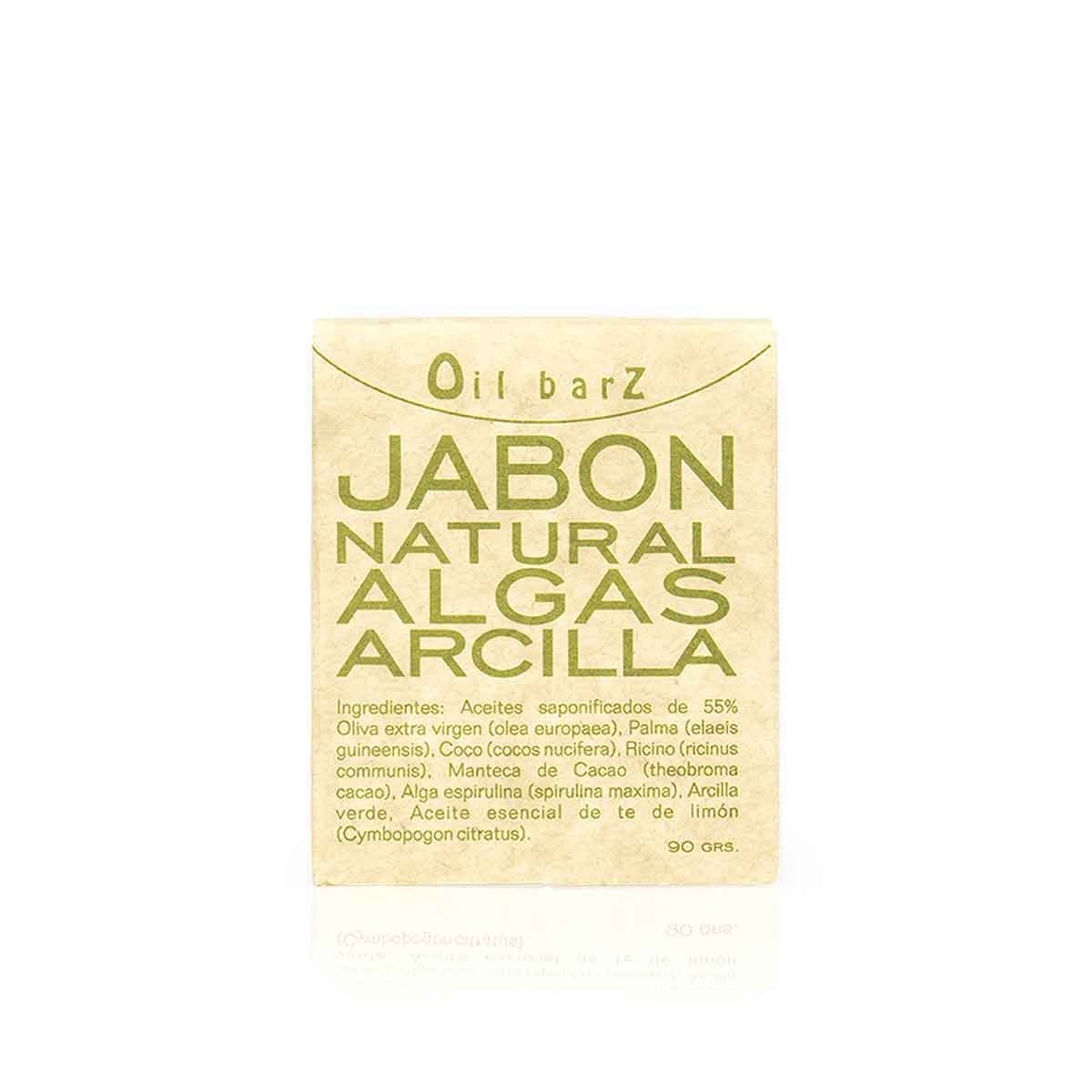 Jabón Natural Algas y Arcilla Verde Oil Barz
