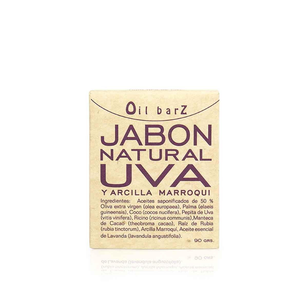 Jabon Natural Uva y Arcilla Marroqui Oil Barz