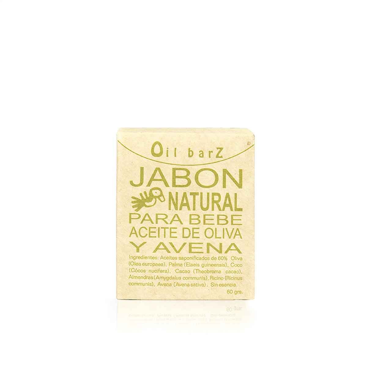 Jabon Natural para Bebe -  Oliva y Avena Oil Barz