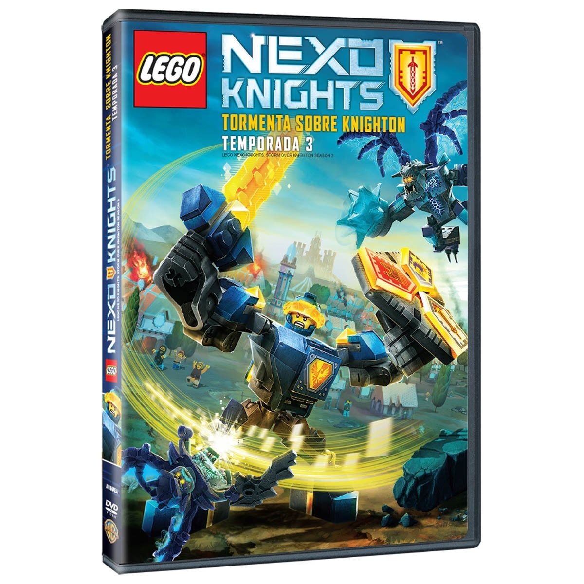 Dvd Lego Nexo Knights Tormenta en Knighton - Temporada 3