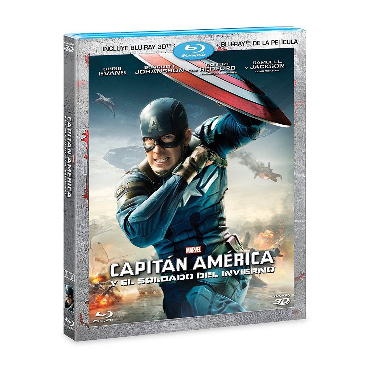 Blu Ray 3D Capitán América Y el Soldado