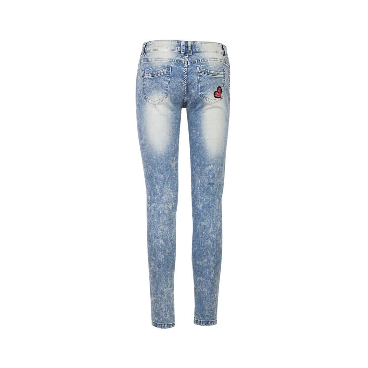 Jeans Skinny con Aplicaci&oacute;n Romero Britto