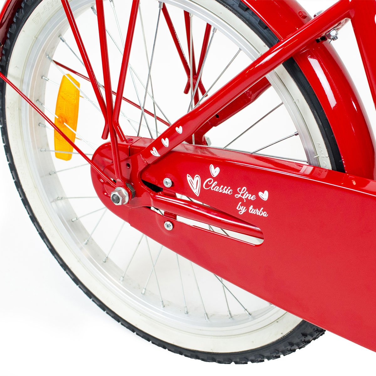 Bicicleta Chic Roja R20 Turbo