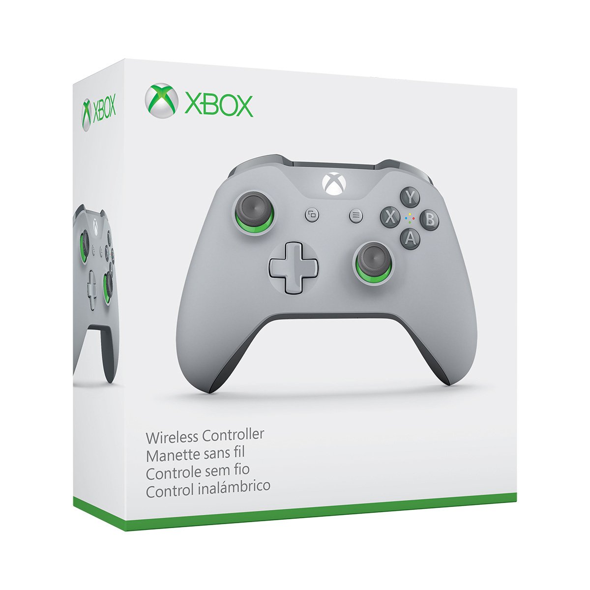 Xbox One Control Inalambrico Grey And Green