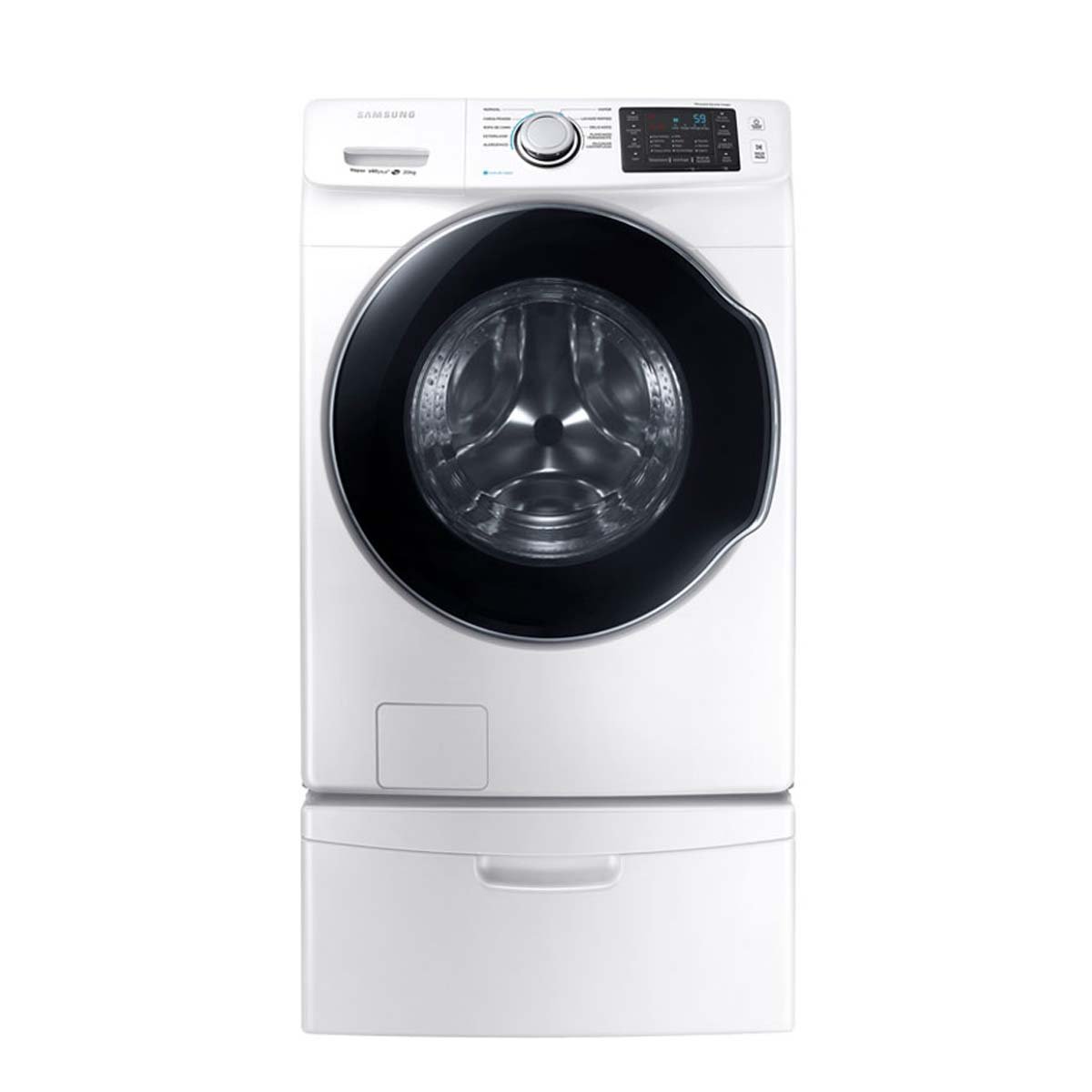 Lavadora Frontal  Blanco Inverter Smart 20 Kg Samsung