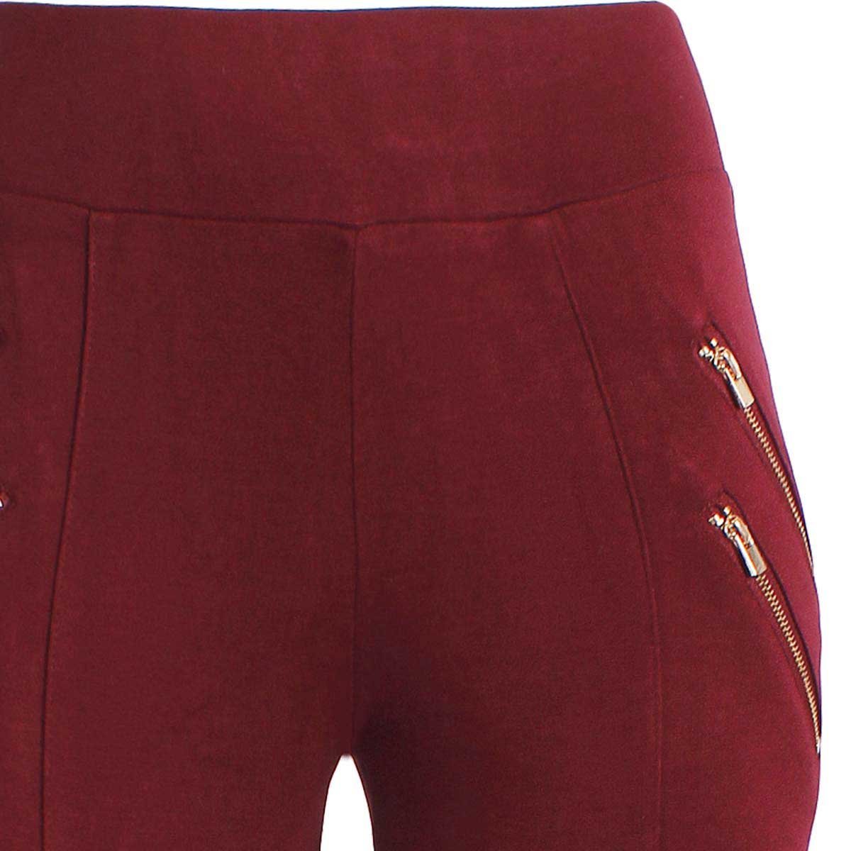 Pantalon con Cierres en Diagonal Area Code