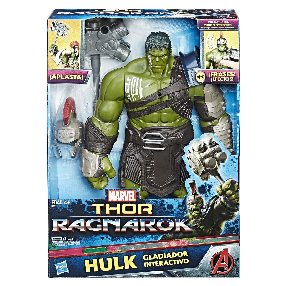 Marvel Thor Ragnarok - Figura Electronica Hulk