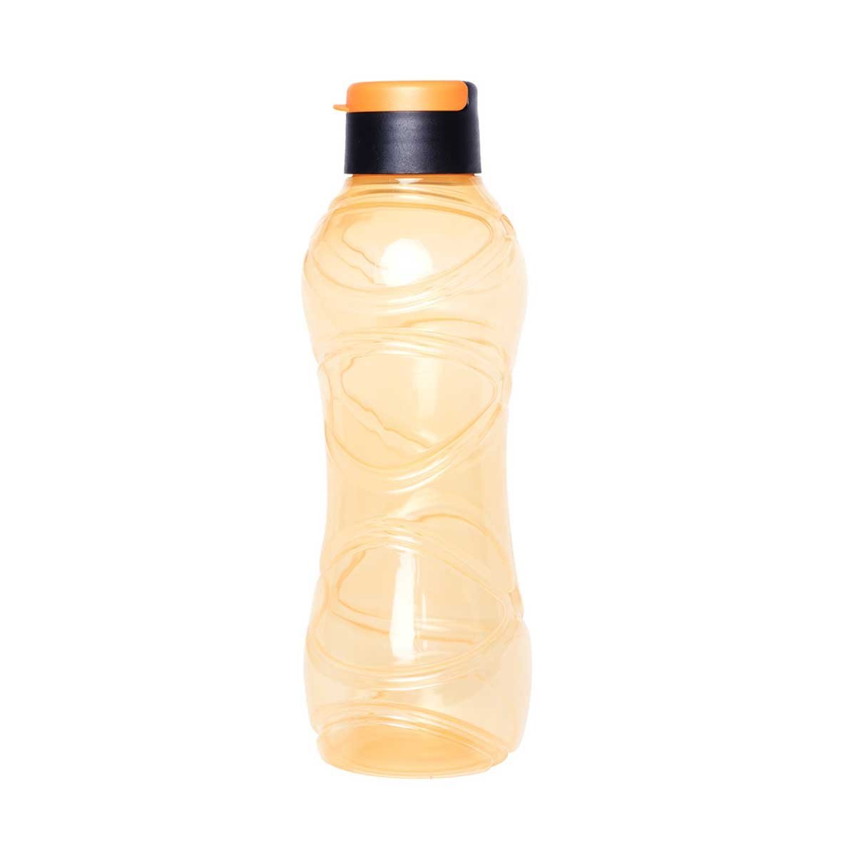 Botella Gluk Crack Ecológica Reutilizable Naranja, 1 Litro