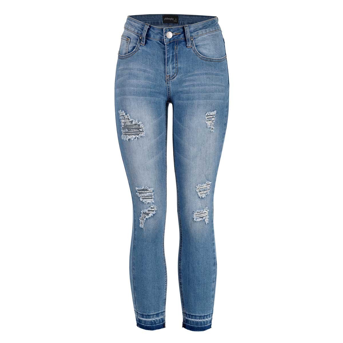 Jeans Corte Tubo Philosophy Jr