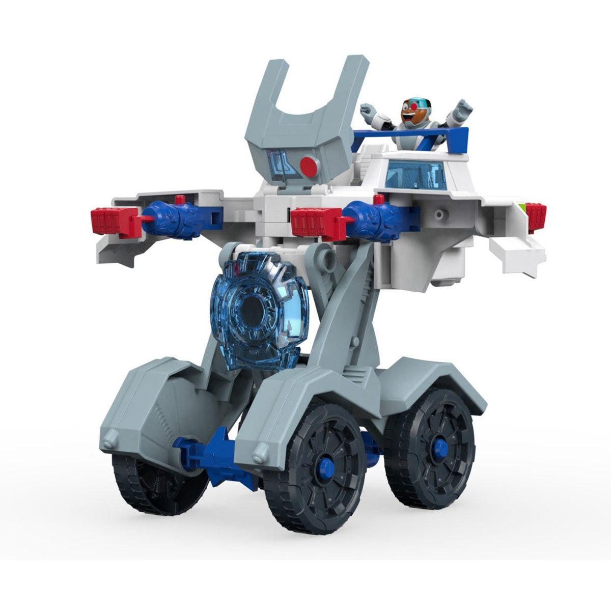 Fisher Price Imaginext Vehículo Transformable de Cyborg Mattel