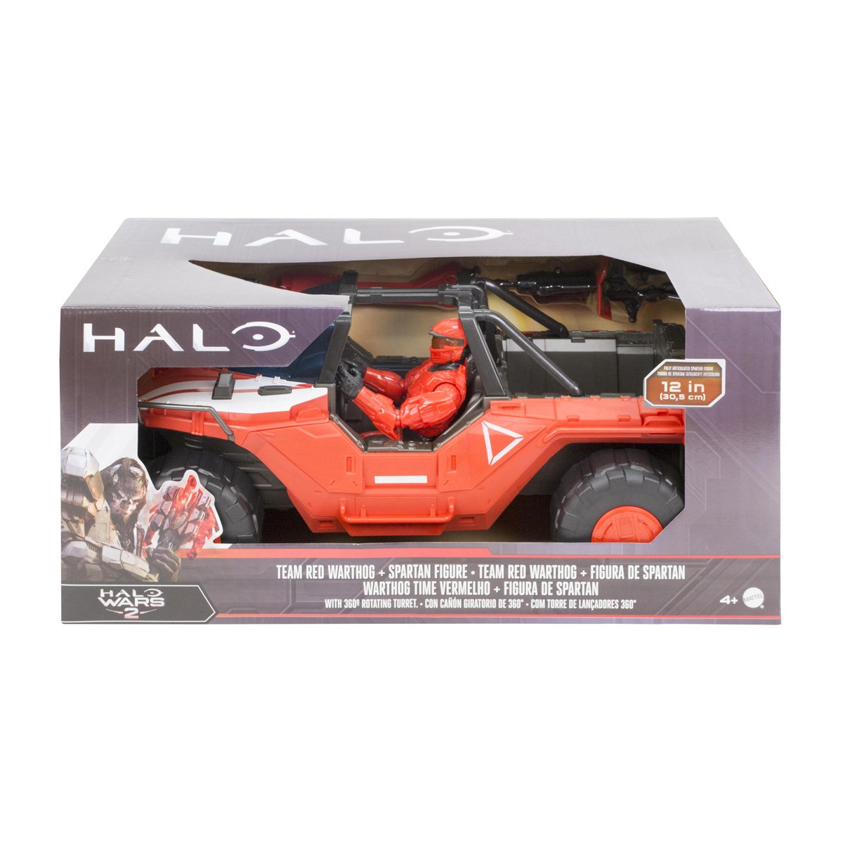 Halo Warthog Red + Fig Mattel