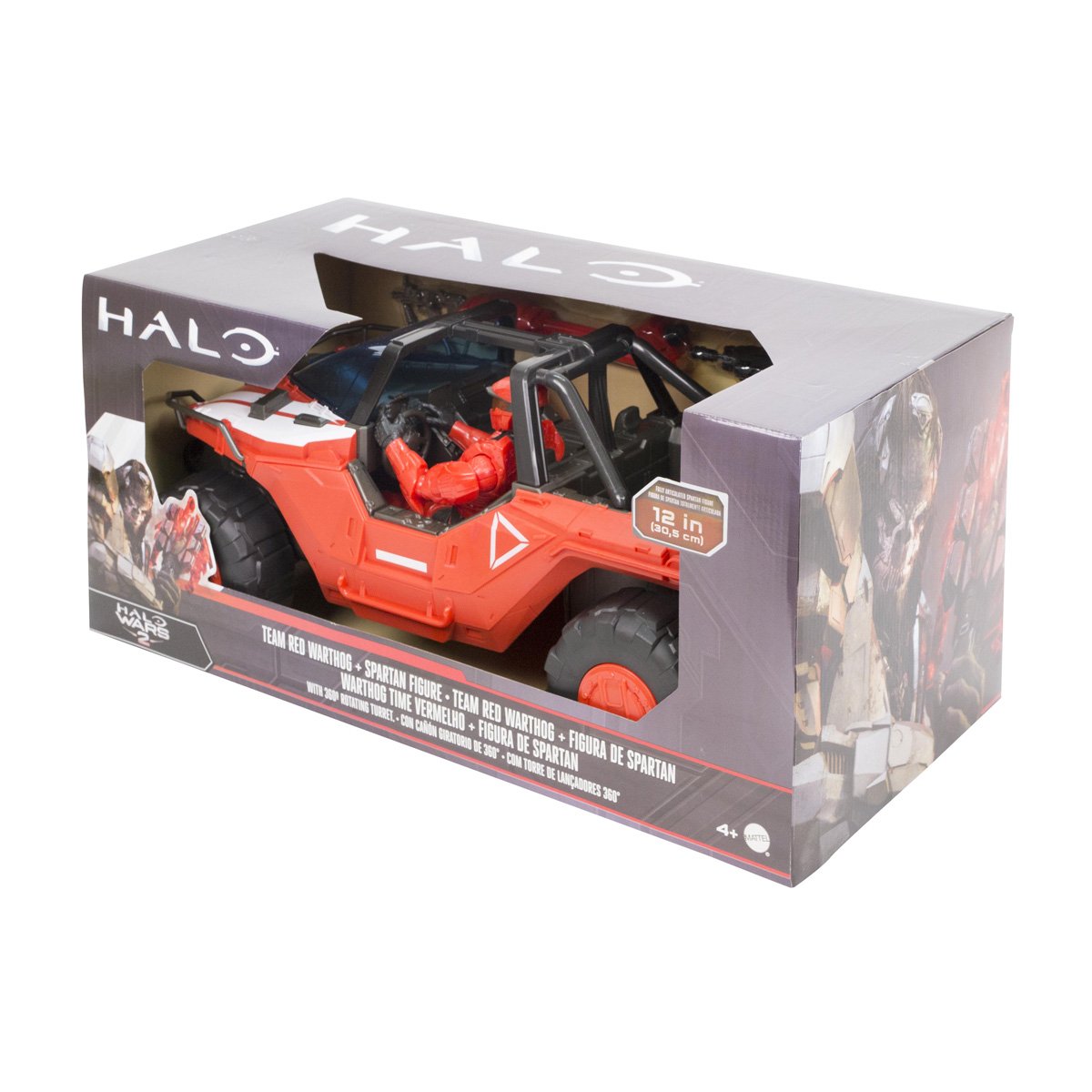 Halo Warthog Red + Fig Mattel