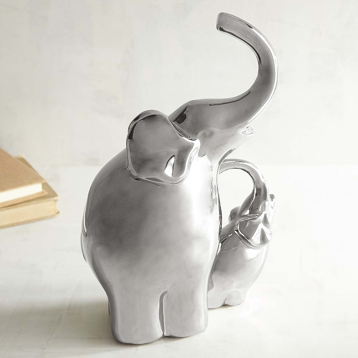 Figura Decorativa Elefante con Beb&eacute; Pier 1 Imports