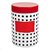 Canister 1.29 Lt Polka Dots Rojo House Ware