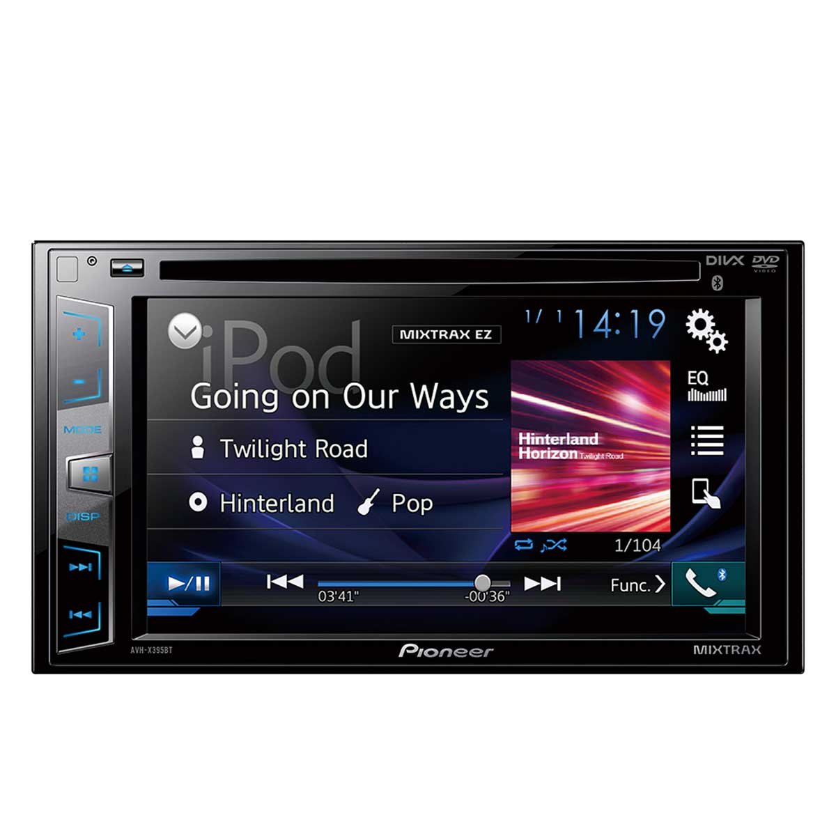 Autoestéreo con Pantalla Avh-X395Bt Pioneer