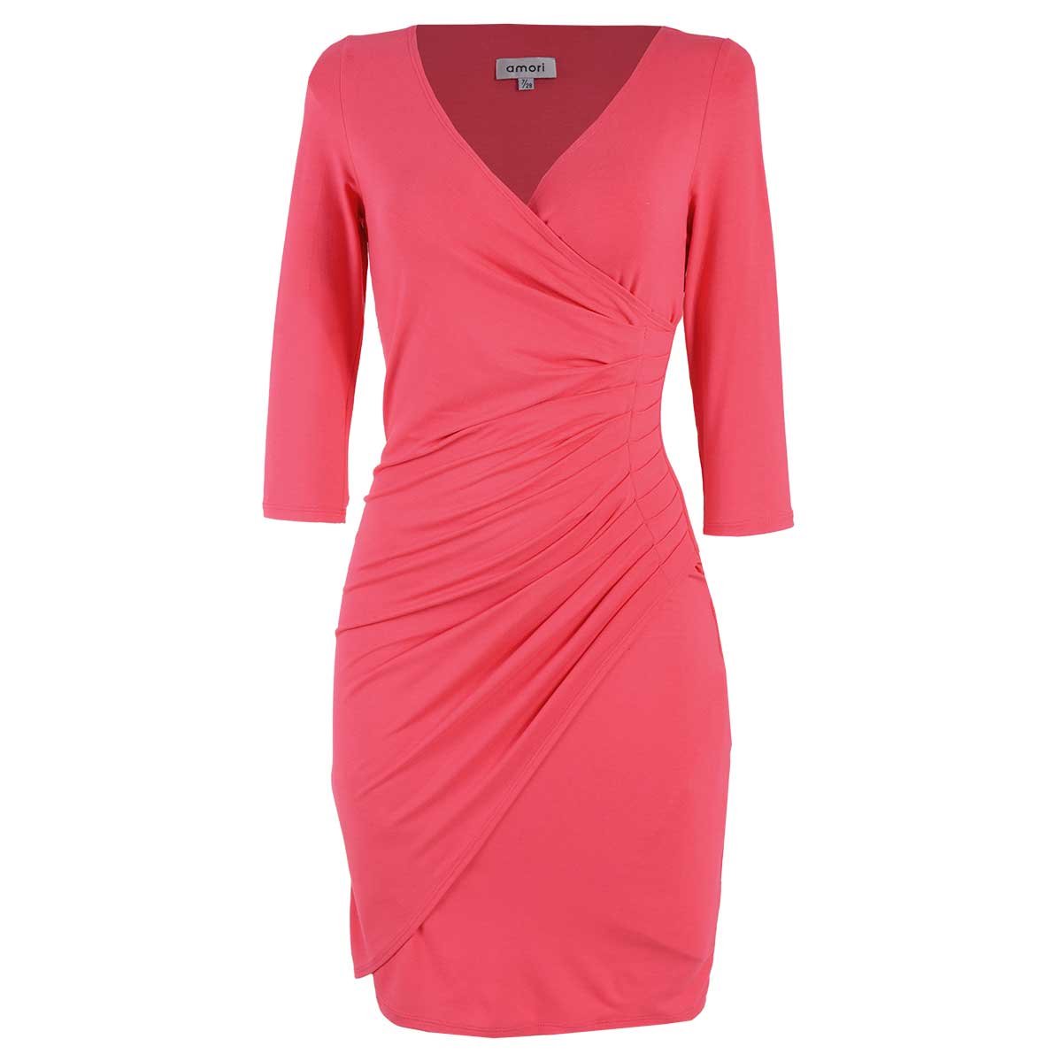 Vestido Drapeado en Costado Amori