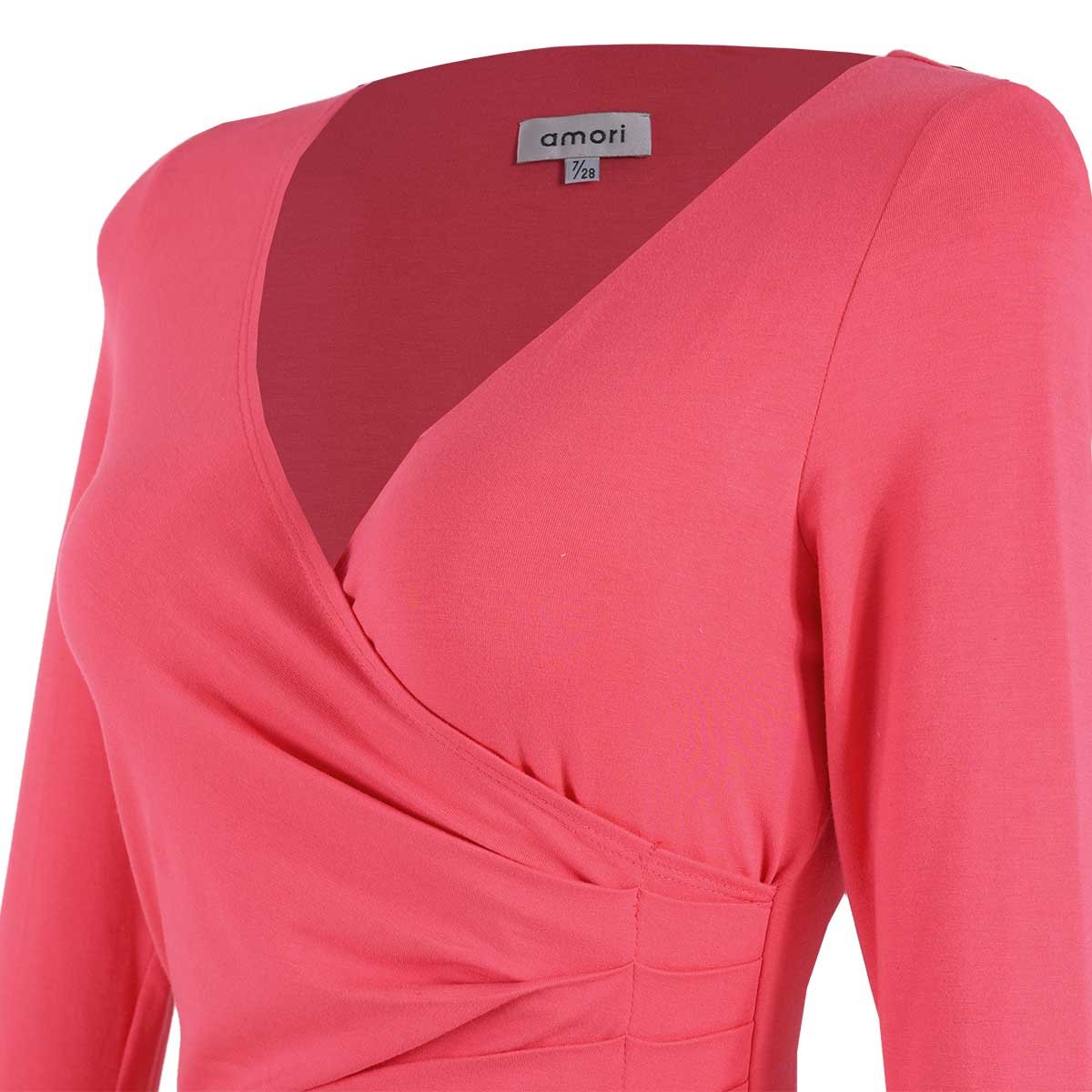 Vestido Drapeado en Costado Amori