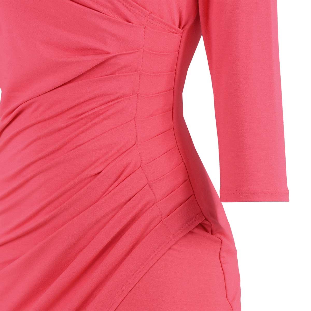 Vestido Drapeado en Costado Amori