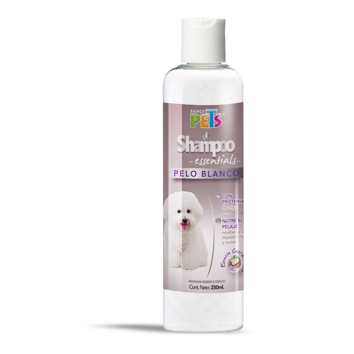 Shampoo Essentials Pelo Blanco 250 Ml Fancy Pets Mod. Fl3963 para Perro