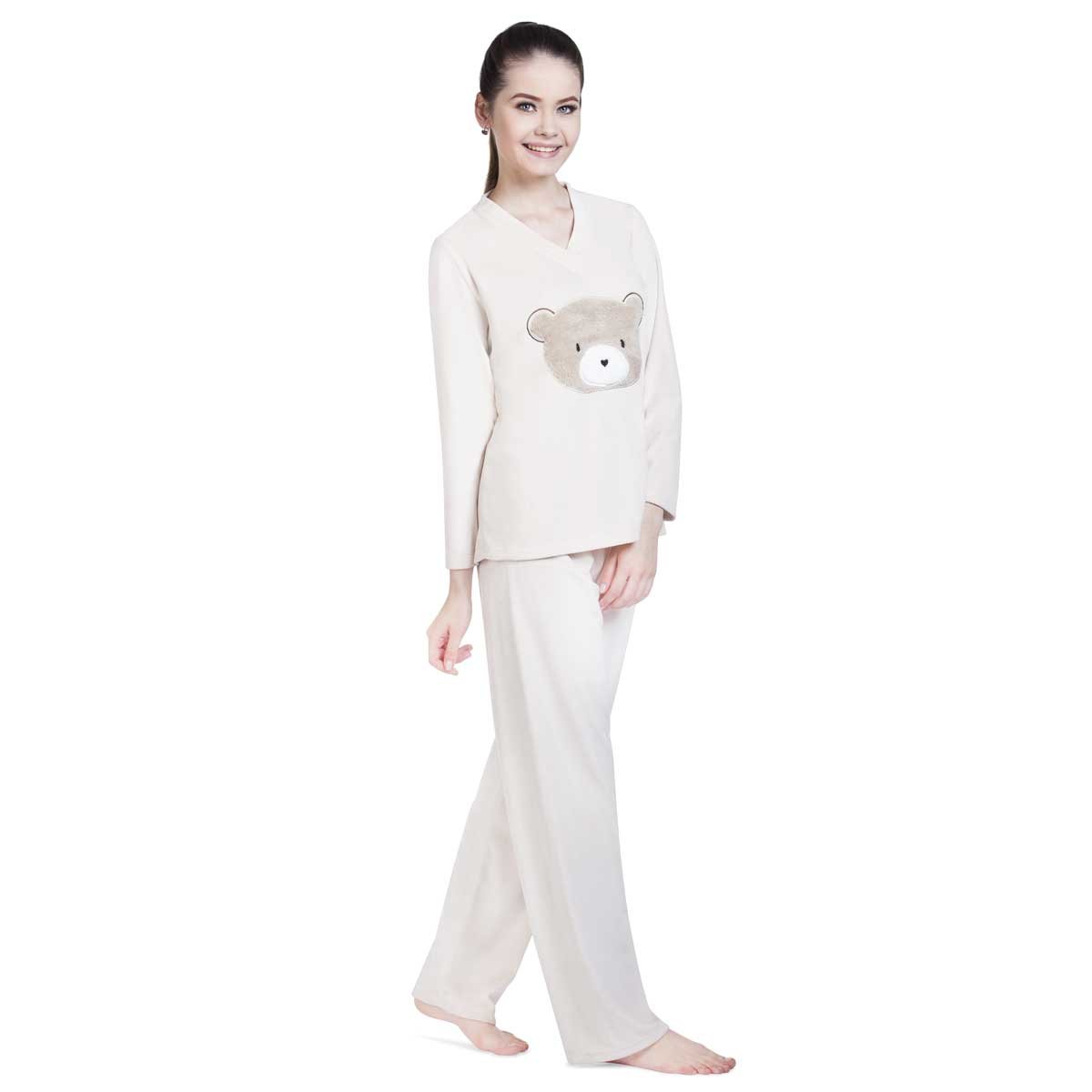 Pijama Bordado Oso Creaciones Parisinas